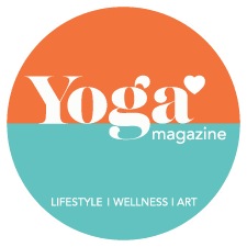 Yoga Plus Magazine Logo with white border