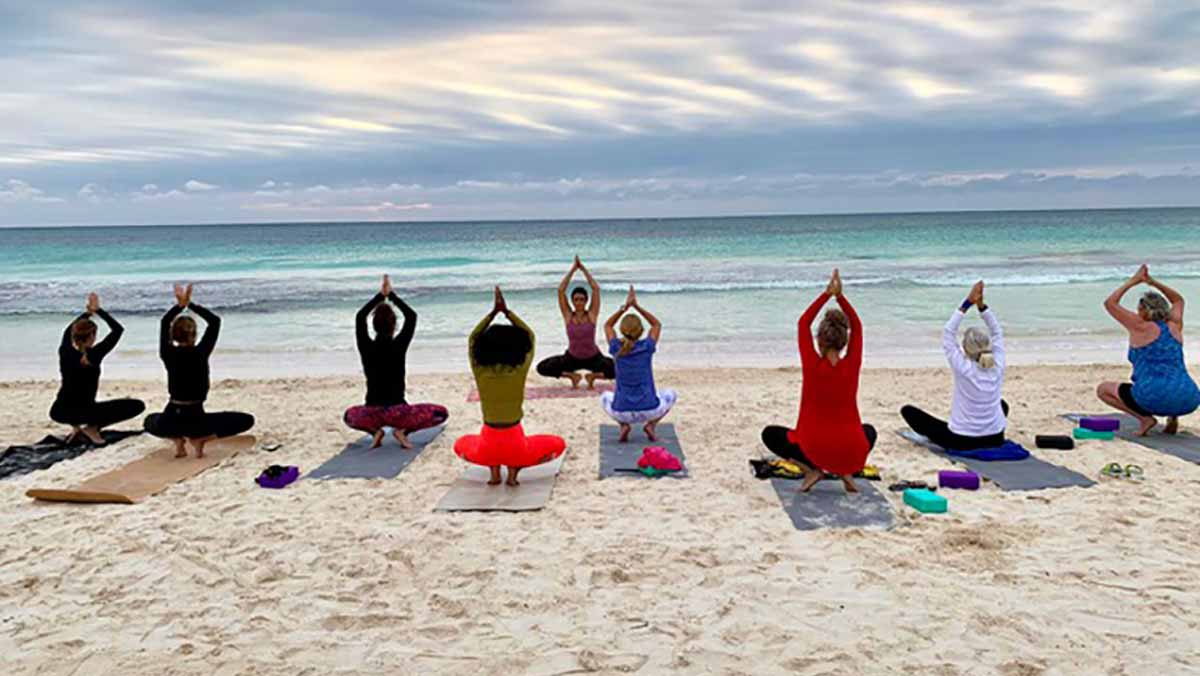 Mudra Retreats - 5 days of yoga in Tulum Caribbean beach