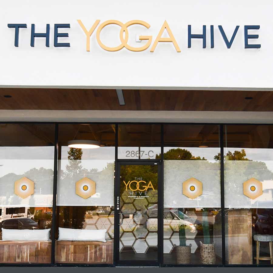 The Yoga Hive - Studio Door