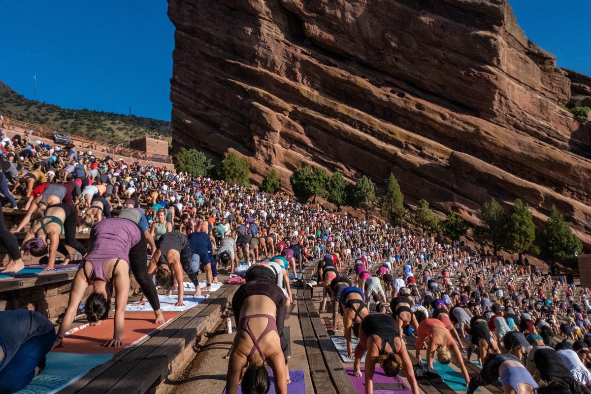 Yoga on the Rocks